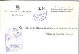 DELEGACION  DE HACIENDA  ALBACETE 1980 - Franquicia Postal