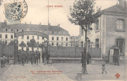 CPA 75 PARIS XXe TOUT PARIS CASERNE DES TOURELLES BOULEVARD MORTIER - District 20