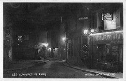 CPA 75 PARIS XVIIIe LES LUMIERES DE PARIS VIEUX MONTMARTRE - Paris (18)