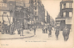 CPA 75 PARIS XVIIIe LA RUE CLIGNANCOURT A PARIS - Distrito: 18