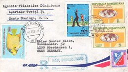 DOMINICAN REP. - AIRMAIL 1978 > OBERHAUSEN/DE  //K4-43 - República Dominicana
