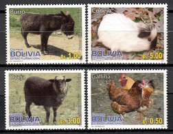 Bolivia 2012 / Mammals Birds Animals MNH Fauna Mamíferos Aves Vögel Säugetiere / Cu18733  5-14 - Sin Clasificación