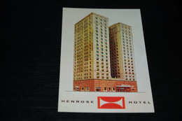30031-               DETROIT, MICHIGAN, HENROSE HOTEL - Detroit