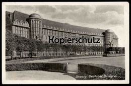 ALTE POSTKARTE LEIPZIG DEUTSCHE BÜCHEREI 1947 Library Bibliothèque Ansichtskarte Cpa AK Postcard - Bibliotheken