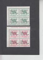 ITALIA  1969 - Sassone  1112/13**  -  (quartina) -  I.L.O. - OIT