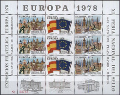 SPANIEN 1978 Block Europa 1978 Sonderdruck ** MNH - Commemorative Panes