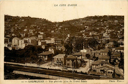 Vallauris * Golfe Juan * Vue Générale Prise Du Grand Palais * Ligne Chemin De Fer - Vallauris