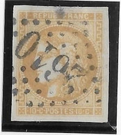 France N°43B- Oblitéré - TB - 1870 Bordeaux Printing