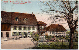 ZÜRICH ALBIS Restaurant Z. Windegg Besitzer I. Baumann Gel. 1919 V. Langnau - Bauma