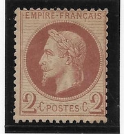 France N°26A - Neuf * Avec Charnière - TB - 1863-1870 Napoleon III With Laurels