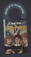 Panneau De Porte Publicitaire Jean Claude Götting Harry Potter J.K.  Rowling Gallimard  2003 - Objets Publicitaires