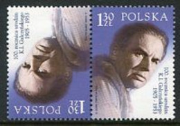 POLAND 2005 Galczynski Centenary Tete-beche Pair   MNH / **.  Michel 4168 Kd - Ungebraucht