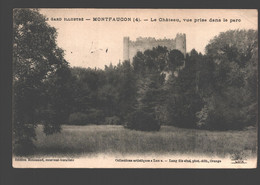 Montfaucon - Le Château, Vue Prise Dans Le Parc - Roquemaure