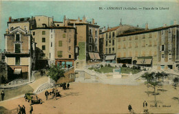 Annonay * La Place De La Liberté * Automobile Voiture Ancienne - Annonay