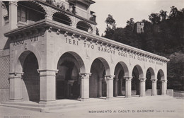 BAGNONE (MASSA E CARRARA)  FOTOGRAFIA - CARTOLINA - MONUMENTO AI CADUTI - FOTO. ZANCOLLI - SPEZIA - Massa