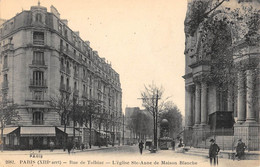 CPA 75 PARIS XIIIe RUE DE TOLBIAC EGLISE SAINTE ANNE DE MAISON BLANCHE - Paris (13)