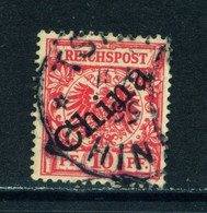 GERMAN PO'S IN CHINA  -  1898 Reichspost Definitive 10pf Used As Scan - Kantoren In China