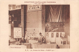 CPA 75 PARIS XIVe AVENUE DU MAINE COMPTOIR OUTILLAGE PARISIEN - District 14