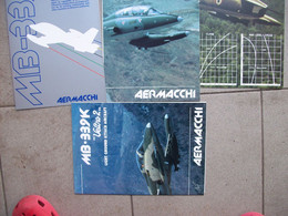 4 BROCHURE / CATALOGHI AERMACCHI 339 - Werbung