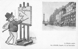 CPA 75 PARIS Xe CHEZ LEGER CHAPELIER RUE AINT ANTOINE - Paris (10)