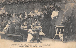 CPA 75 PARIS XIe L'UNION FAMILIALE RUE DE CHARONNE JARDIN D'ENFANTS COUR DE DESSIN - District 11