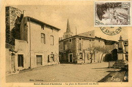 St Marcel D'ardèche * La Place Du Monument Aux Morts - Other & Unclassified