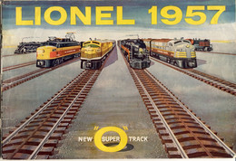 Catalogue LIONEL 1957 New Super Track O Super O Gauge Magne-Traction - Inglese