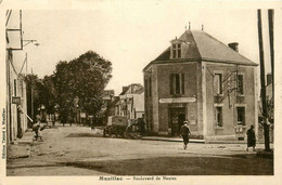 Muzillac * Le Boulevard De Nantes * Poste Ptt * Café - Muzillac