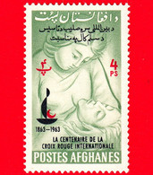 Nuovo - MNH - AFGANISTAN - 1963 - Centenario Della Croce Rossa Internazionale - Infermiera Che Tiene Il Paziente - 4 - Afghanistan