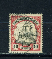 GERMAN NEW GUINEA  - 1900 Yacht Definitive 40pf Used As Scan - German New Guinea