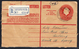 Australia Pre-paid Registered, Postmark Jul 4, 1959, - Brieven En Documenten
