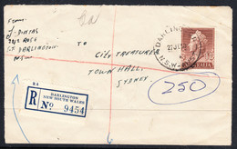 Australia Registered, Postmark Jul 27,1959 - Storia Postale