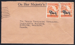 Kenya & Uganda, OHMS, Postmark Mar 25, 1959 - Kenya & Ouganda