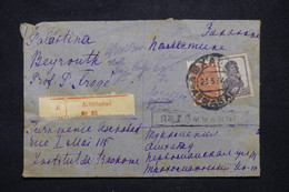 U.R.S.S. - Enveloppe En Recommandé De Achkhabad Pour Beyrouth En 1934 - L 102148 - Lettres & Documents