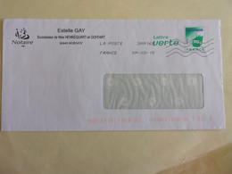 France PAP Entier Postal Notaire Hornoy 80 Somme 09 03 2015 - PAP: Privé-bijwerking