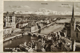 2 AK Zürich U.d.Alpen / Grossmünster Mit Waldmann-Denkmal - Wald