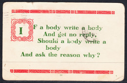 USA Postcard, Postmark Oct 15, 1913 - Briefe U. Dokumente