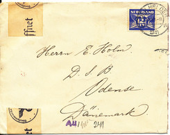 Netherlands Nazi Censored Cover Sent To Denmark 23-6-1941 - Storia Postale
