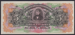 Ref. 3711-4148 - BIN COSTA RICA . 1908. COSTA RICA 5 COLONES 19 XX - Costa Rica