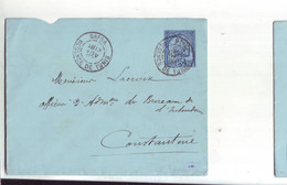 55 C  Entier Postal De Tunisie - Lettres & Documents