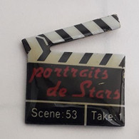 K34 Pin's Clap Cinéma Portraits De Stars Achat Immédiat - Cinéma