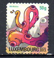 LUXEMBOURG. Timbre Oblitéré De 2013. Designer Mik Muhlen. - Used Stamps