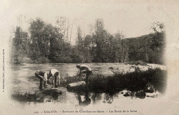 Châtillon Sur Seine - Environs - Les Bords De La Seine - Hommes Du Pays - Chatillon Sur Seine