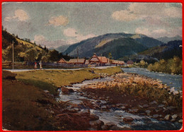 34204 Sholtes Teresvyanskaya Valley Transcarpathian Region Carpathian Mountains Ukraine Landscape In 1957 USSR Soviet - Malerei & Gemälde