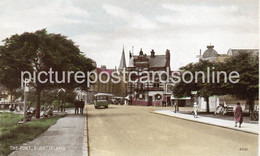 THE PORT BURNTISLAND OLD COLOUR POSTCARD FIFE SCOTLAND - Fife