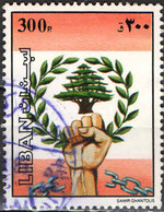 LIBANO - 1984 - DIFESA DEL LIBANO - USATO - Liban