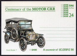 115 - Ireland - Motor Car - Forf Model T - Postal Stationery Card - Unused - Ganzsachen