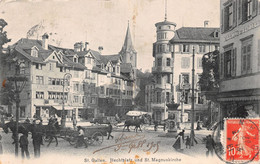 St. Gallen Hechtplatz Und St. Magnuskirche - Sankt Gallen