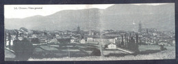 SPAIN ESPAÑA OVIEDO ASTURIAS VISTA GENERAL PANORAMA  DOUBLE DOBLE POSTAL POSTCARD UNUSED - Asturias (Oviedo)