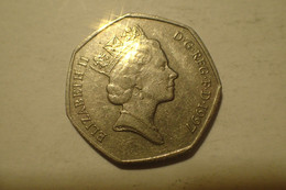 GRANDE BRETAGNE - 50 PENCE 1997 - Elizabeth II - KM 940.2 - 50 Pence